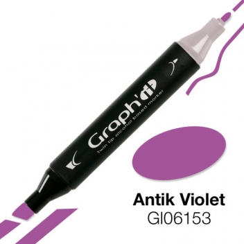 GI06153 - 3700010099182 - Graph'it - Marqueur à l'alcool  Graph'it Marker 6153 Antik Violet - 2