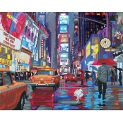 Kit tableau broderie diamant 40x50cm New-York