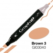 Marqueur à l\'alcool  Graph\'it  Marker 3040 Brown 3