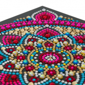 CCKA42 - 5055865485191 - Crystal Art - Kit carte broderie diamant 18x18cm Mandala - 2