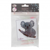 Kit sticker broderie diamant 9x9cm Koala