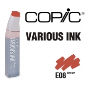 Recharge encre Copic Various Ink E08 Brown