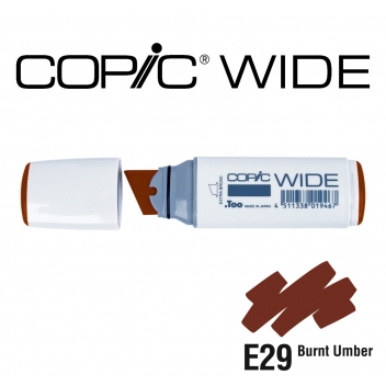CWE29 - 4511338019443 - Copic - Marqueur Large Copic Wide Burnt Umber