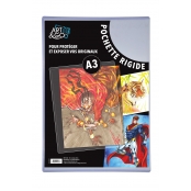 Pochette de protection en plastique rigide A3 ART & GO