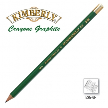 GP6H525 - 0044974525619 - General's - Crayon Graphite Kimberly 6H - embout métal