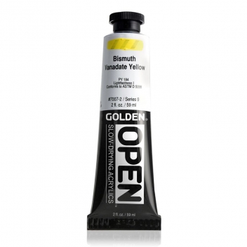 T07007 - 0738797700727 - Golden - Peinture Acrylic Open Golden 60 ml Jaune Vanadate de Bismuth S9