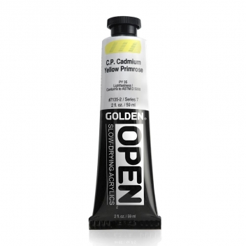 T07135 - 0738797713529 - Golden - Peinture Acrylic Open Golden 60 ml Jaune primevère de cadmium S7