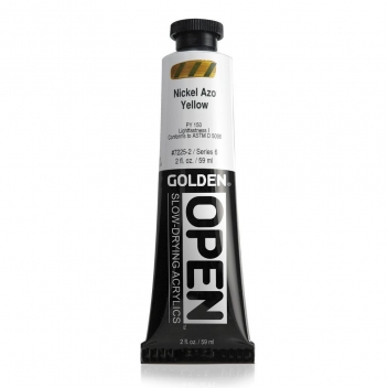 T07225 - 0738797722521 - Golden - Peinture Acrylic Open Golden 60 ml Jaune de nickel azo S6