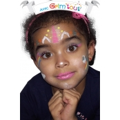 Pochoir de maquillage pour enfant Poney et Licorne