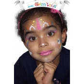 Pochoir de maquillage pour enfant - Poney et Licorne