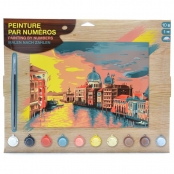 Peinture par N° - Venise au coucher du soleil