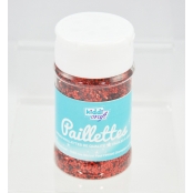 Poudre de paillette Rouge Pot de 60 g
