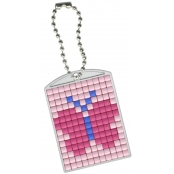 PIXEL Kit créatif porte-clé 4x3cm - Papillon