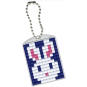 Kit créatif Pixel porte-clé 4x3cm Lapin