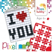 PIXEL Kit créatif porte-clé 4x3cm - I love you