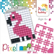 PIXEL Kit créatif porte-clé 4x3cm - Flamant rose