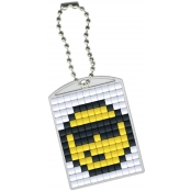 PIXEL Kit créatif porte-clé 4x3cm - Emôticone