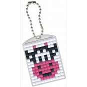 PIXEL Kit créatif porte-clé 4x3cm - Vache