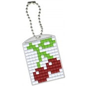 PIXEL Kit créatif porte-clé 4x3cm - Cerises