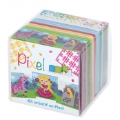 PIXEL Kit créatif cube 3 décors 6x6cm - Conte de fée