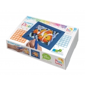 PIXEL Kit créatif tableau avec cadre 14x17cm - Poisson