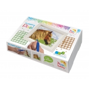 PIXEL Kit créatif tableau avec cadre 14x17cm - Cheval