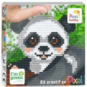 PIXEL Kit créatif tableau 12x12cm - Panda