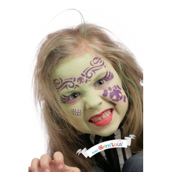 GT41923 - 3700010419232 - Grim'tout - Pochoir de maquillage pour enfant Princess Dracula - 2