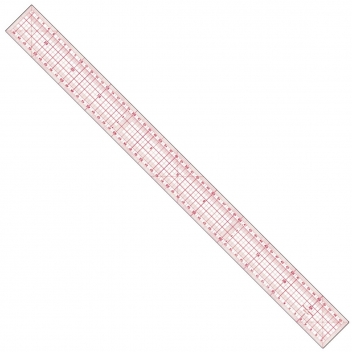 GX41917 - 3700010419171 - Graphoplex - Règle de couture japonaise 60cm