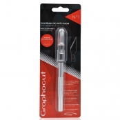 Couteau antidérapant Grapho\'cut n°1 avec capuchon sécurité