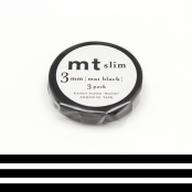 Masking Tape MT Slim 3mm Noir 3 pièces