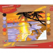 Peinture par N° - Sous les tropiques