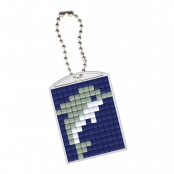 PIXEL Kit créatif porte-clé 4x3cm - Dauphin