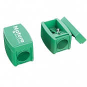 Taille-crayon 100% plastique recyclé