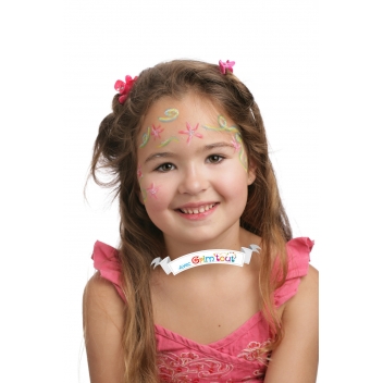 GT41949- - 3700010419492 - Grim'tout - Crayons de maquillage enfant Coul. métalliques 6 pièces