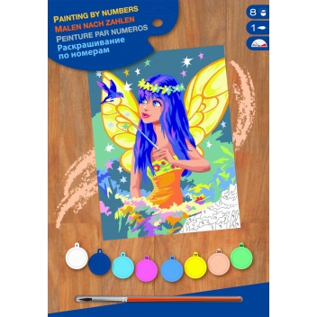 PP01335 - 5013634013358 - Oz international - Tableau peinture numéro débutant Féérie - 2