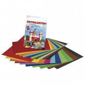 Carton 10 couleurs 300 g/m² A4 Bloc 10 feuilles