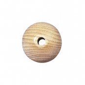 Perle en bois ø  80 mm Boule percée ø  10 mm