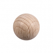 Boule en bois ø  80 mm Non-percée