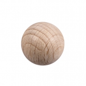 Boule en bois ø  80 mm Non-percée