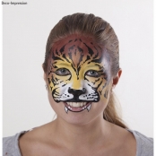 Pochoir de maquillage pour enfant Tigre
