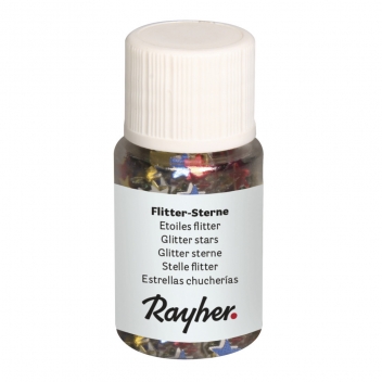 39377999 - 4006166435140 - Rayher - Paillettes / confettis Étoile ø 3mm Multicolore