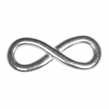 22724606 - 4006166476808 - MegaCrea - Breloque en métal Symbole infini Argenté