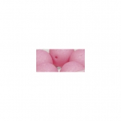 Perle satinée SilkBead ø 14mm Fuchsia 5 pièces