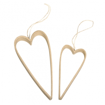 71908000 - 4006166153471 - Rayher - Pendentif en Papier mâché Coeur idéal pour le quilling