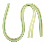 Papier pour Quilling 9 mm Vert et beige 100 pièces