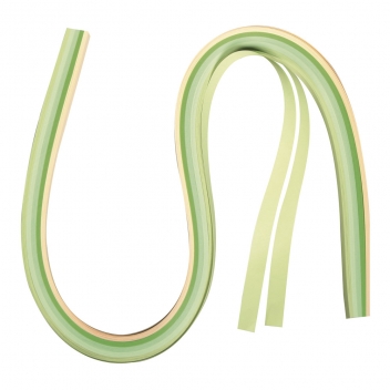 67001000 - 4006166210617 - Rayher - Papier pour Quilling 9 mm Vert et beige 100 pièces - 2