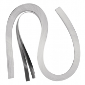 Papier pour Quilling 9 mm Argenté métallisé 100 pièces