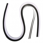 Papier pour Quilling 3 mm Noir et blanc 100 pièces