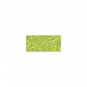Perle Miyuki Delica 10/0 DBM860 Rainbow transp. dépoli Vert